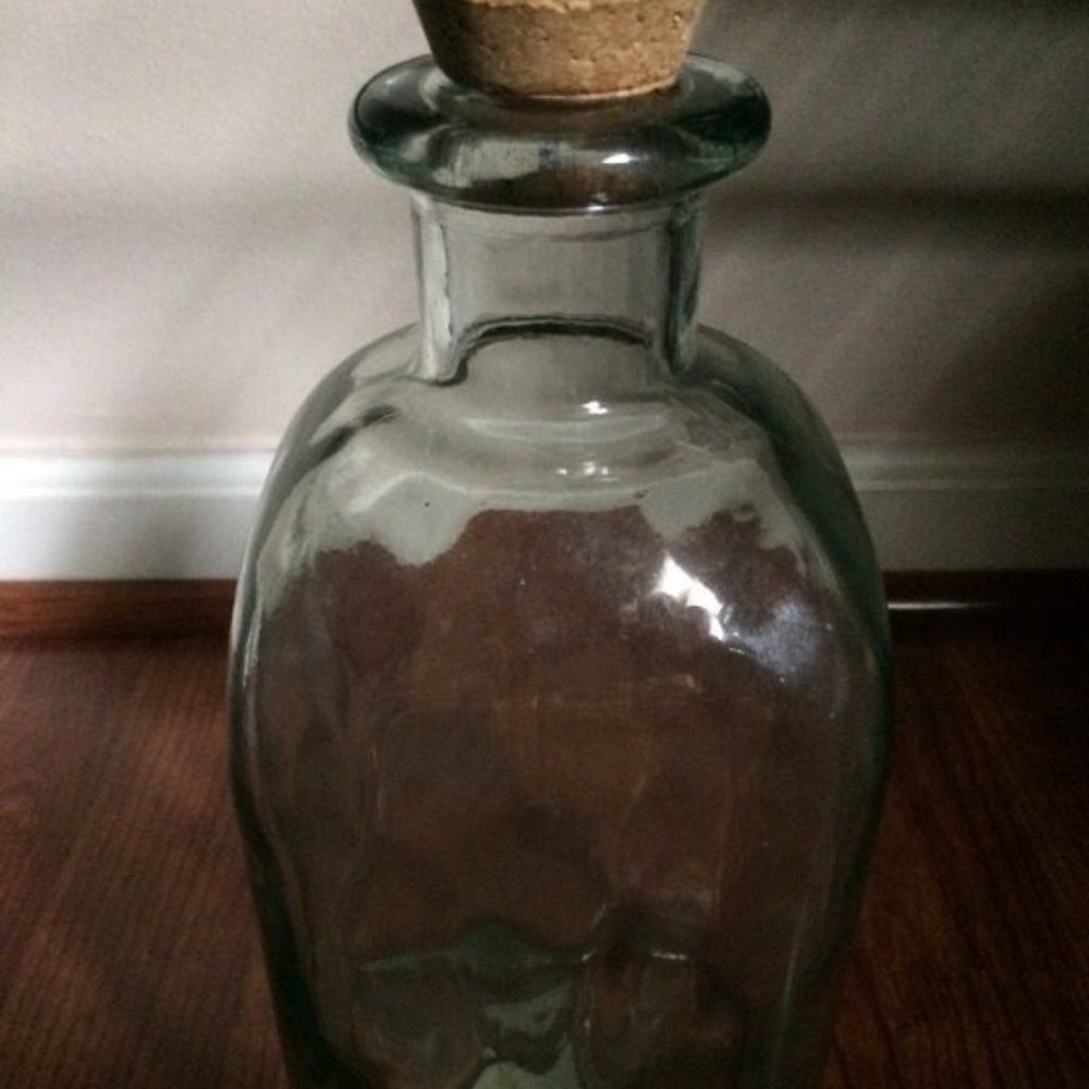 Decorative Storage Glass Jar with Cork Top